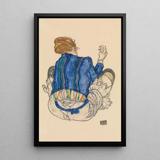 Egon Schiele - Seated Woman Back View.webp