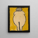 Vénus de Willendorf - Egon Schiele — inramlat konstverk på väggen