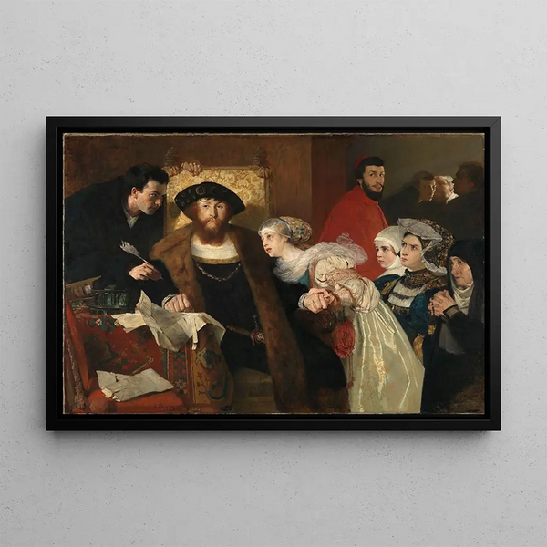 Eilif Peterssen - Christian II signing the Death Warrant of Torben Oxe.webp