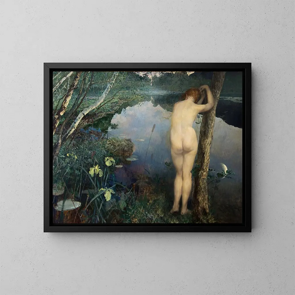 Nocturne - Eilif Peterssen — inramlat konstverk på väggen