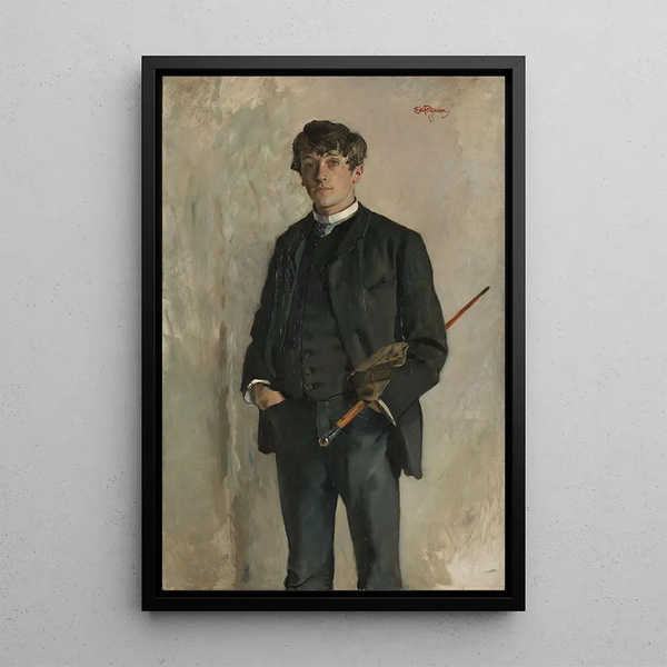 Eilif Peterssen - Portrait of the Painter Kalle Lchen.webp