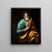 Aposteln Sankt Petrus - El Greco — inramlat konstverk på väggen