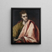 Saint Jean - El Greco — inramlat konstverk på väggen