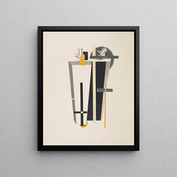 Fossoyeurs Fossoyeurs - El Lissitzky — inramlat konstverk på väggen