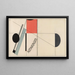 Wendingen - El Lissitzky — inramlat konstverk på väggen