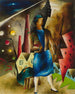 L'Expulsion - Eldzier Cortor — vy av konstverket