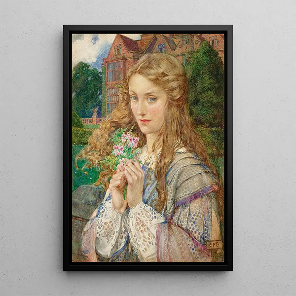 Reproduktion av målningen Evelyn Hope - Eleanor Fortescue-Brickdale