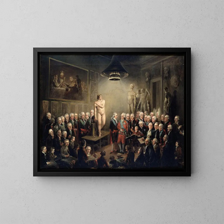 Elias Martin - Gustav IIIs visit to the Royal Academy of Arts.webp