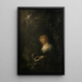Maria Gyllenstierna de Lundholm 1716-1783 baronessa - Elias Martin — inramlat konstverk på väggen