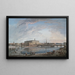 Vue de Stockholm III - Elias Martin — inramlat konstverk på väggen