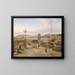 Vue sur Buda - Elias Pieter van Bommel — inramlat konstverk på väggen