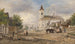 Parvis de l'église avec fontaine - Elias Pieter van Bommel — vy av konstverket