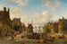 Le Singel och Brouwersgracht, Amsterdam - Elias Pieter van Bommel — vy av konstverket