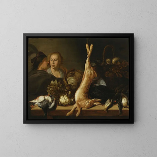 Elias Vonck - Stand with vegetables and a hare.webp