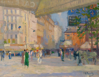 Rue de Paris - Élie Anatole Pavil — vy av konstverket