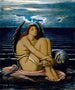 Längd: 61 cm, Höjd: 91 cm, Material: Olja på duk, Ursprung: USA, År: 1882, Konsttryck L'âme en esclavage - Elihu Vedder — vy av konstverket