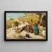 La fabel du meunier, de son fils et de l'âne No 2 - Elihu Vedder — inramlat konstverk på väggen