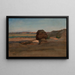 Le Sphinx - Elihu Vedder — inramlat konstverk på väggen