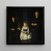 Elinor Jean och Anna - George Wesley Bellows — inramlat konstverk på väggen