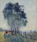 Les acacias - Elioth Gruner — vy av konstverket
