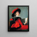 Baronne de Crussol - Elisabeth Louise Vigée Le Brun — inramlat konstverk på väggen
