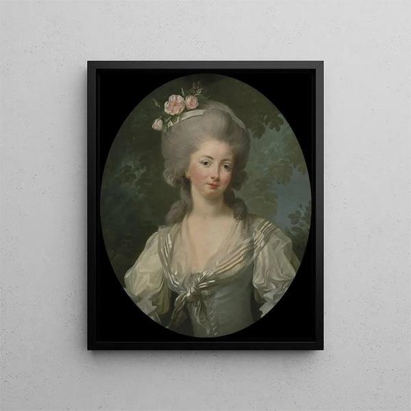Ernestine Frédérique Prinzessin von Croÿ - Elisabeth Louise Vigée Le Brun — inramlat konstverk på väggen
