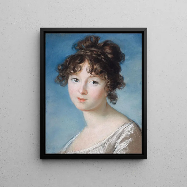 La Princesse Radziwill 1781-1808 - Elisabeth Louise Vigée Le Brun — inramlat konstverk på väggen
