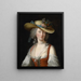 Porträtt Anne Catherine Le Preudhomme de Chatenoy Grevinna av Verdun - Elisabeth Louise Vigée Le Brun — inramlat konstverk på väggen