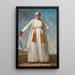 porträtt av Muhammad Dervish Khan - Elisabeth Louise Vigée Le Brun — inramlat konstverk på väggen