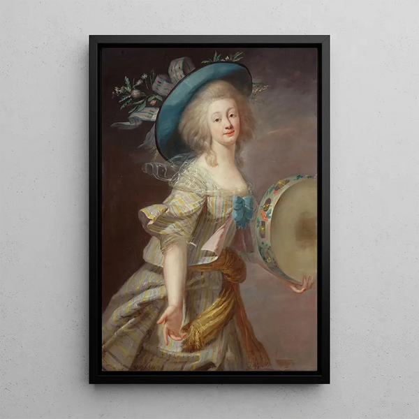 Reproduktion av målningen porträtt av en dansare - Elisabeth Louise Vigée Le Brun