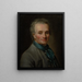 porträtt av Jean Baptiste Lemoyne den yngre - Elisabeth Louise Vigée Le Brun — inramlat konstverk på väggen