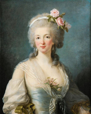 Elisabeth Louise Vige Le Brun - Portrait of a lady said portrait of Jeanne de Valois Comtesse de la Motte.webp