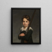 Porträtt av en ung pojke - Elisabeth Louise Vigée Le Brun — inramlat konstverk på väggen