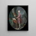 Porträtt av prinsen av Nassau - Elisabeth Louise Vigée Le Brun — inramlat konstverk på väggen