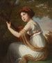 konstnärens dotter Jeanne Julie Louise Le Brun 1780-1819 som spelar gitarr - Elisabeth Louise Vigée Le Brun — vy av konstverket