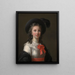 Självporträtt - Élisabeth Louise Vigée Le Brun — inramlat konstverk på väggen