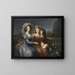 La marquise de Pezay och marquise de Roug med sina söner Alexis och Adrien - Elisabeth Louise Vigée Le Brun — inramlat konstverk på väggen