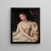 Lucrèce - Elisabetta Sirani — inramlat konstverk på väggen