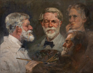 Eliseu Visconti - Autorretrato em trs posies.webp