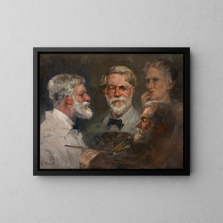Eliseu Visconti - Autorretrato em trs posies.webp