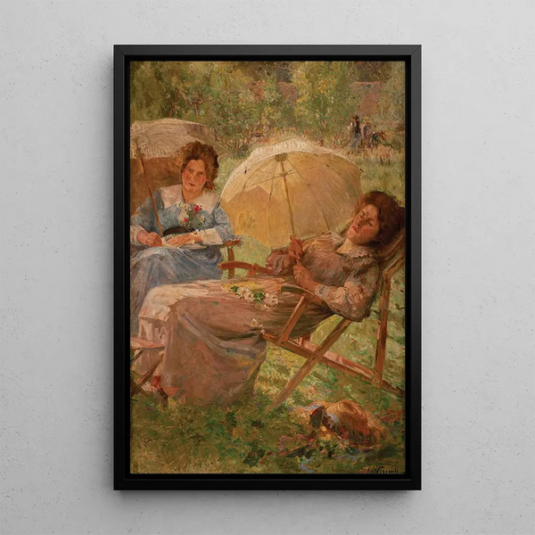 Cure de soleil - Eliseu Visconti — inramlat konstverk på väggen
