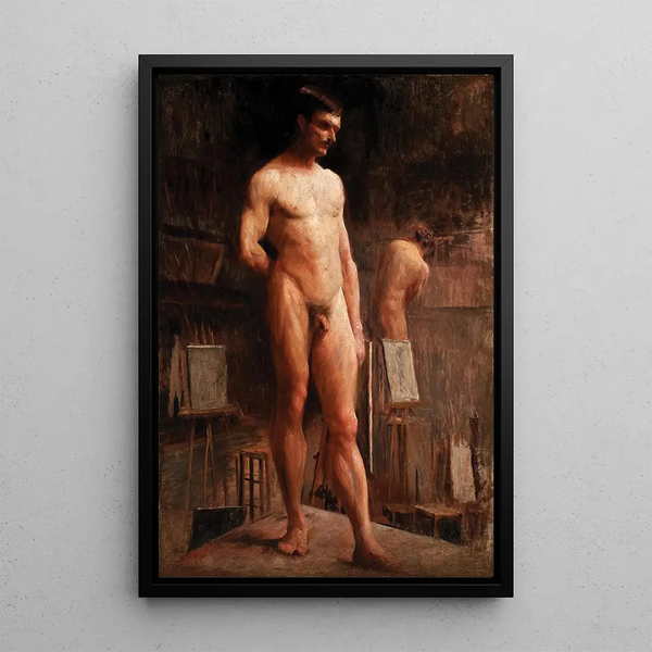 Reproduktion av målningen Nu masculin de face - Eliseu Visconti