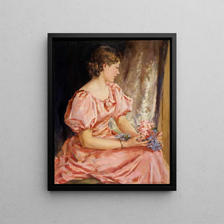 Elizabeth Kelly - Portrait of Lorna the girl in pink.webp