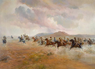 Elizabeth Southerden Thompson - Yeomanry Scouts On The Veldt.webp