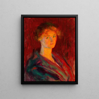 Ellen Day Hale - Woman by Firelight.webp