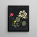 Album de fleurs en papier découpé pl. 03 - Ellen W. — inramlat konstverk på väggen