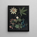 W Album de fleurs en papier découpé pl. 10 - Ellen W. — inramlat konstverk på väggen