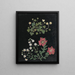 W Album de fleurs en papier découpé pl. 15 - Ellen W. — inramlat konstverk på väggen