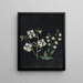 W Album de fleurs en papier découpé Målning Pl21 - Ellen W. — inramlat konstverk på väggen