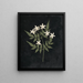 W Album de fleurs en papier découpé Målning Pl25 - Ellen W. — inramlat konstverk på väggen